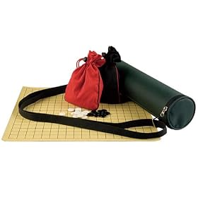 Go Game Weiqi Magnetic Travel Portable Roll Up Set by Yellow Mountain Imports