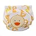 1pc Baby Girl Boy Pee Potty Training Pants Washable Cloth Diaper Nappy Underwear (XL(fit for 18-32momths), duck)