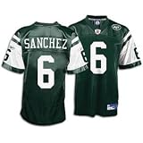 Mark Sanchez Green Reebok NFL Replica New York Jets Jersey