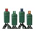 LED Holiday Light String Set, Multi-Colored 8 Setting Twinkle, 120 LED Light Bulbs, Energy Efficient 9.1 Watts Total