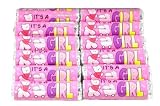 It's A Girl Peppermints Baby Shower Favors - 12pc