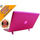 iPearl mCover Hard Shell Case with FREE keyboard cover for 15" Model A1286 Aluminum Unibody MacBook Pro (Black keys, 15.4-inch diagonal regular display) - PINK