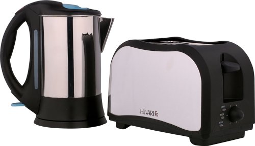 Hinari Elipse STPKT04 Stainless Steel Jug Kettle & Toaster Gift Set