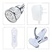 Plant Grow Light, Amyhomie 5W Led Goose Neck Desk Grow Lights With Spring Clamp for Indoor Succulent/Hydroponic/Pot Plants