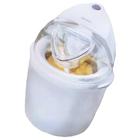 Rival GC8151-WN 1.5-Quart Treat Shoppe Electric Ice Cream Maker, White