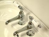 Kingston Brass KS3201PL Restoration Basin Cock Faucet, Chrome