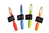 from theallroundstore Funky Silicon / Silicone Pastry Brush. Available in orange, coral, lime and blue