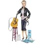 Hannah with Guitar & Stool - Secret Celebrity Lifestyle