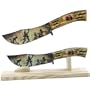 10 inch Fantasy Indian Collector Hunting Knife on Stand