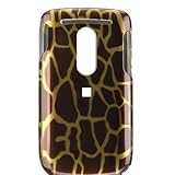 Premium Designer Hard Case for the HTC Dash 3G, Dash 2 (MAPLE) - Exotic Safari Dark Brown Giraffe Print