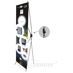 10960 Bannerdisplay Plakatwand Faltdisplay Werbewand Kundenstopper Werbeaufsteller Plakatst�nder schwarz