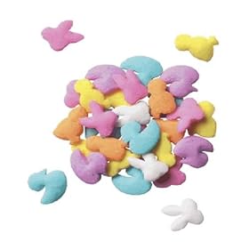 Easter Cake Decorations(dc300-sp) - Assorted EDIBLE Candy Confetti Sprinkles for Cakes, Cupcakes & Cookies