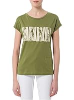 Cross Jeans Camiseta Manga Corta (Verde)