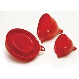 Norpro 3-Piece Silicone Funnel Set by Norpro