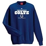 Indianapolis Colts Blue Critical Victory Crewneck Sweatshirt