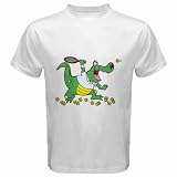 Men's Customized TENNIS GATOR 100% Cotton White T-shirt