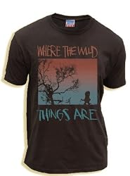 Junk Food Where The Wild Things Are Photo Black Wash Adult T-Shirt Tee