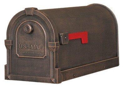 Savannah Curbside Mailbox, Copper
