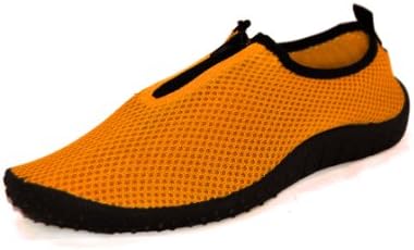 Rockin Footwear Men's Aqua Mesh Zippers Rubber Water Shoe