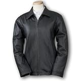 Ladie's Black Leather Jacket