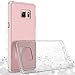 Galaxy Note 7 Clear Case, CoverON [ClearGuard Series] Hard Clear Back Cover with Flexible TPU Bumpers Slim Fit Phone Cover Case for Samsung Galaxy Note 7 - Clear