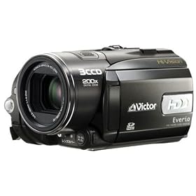 JVC HD GZ-HD3 Everio Camcorder Delivered with remote control