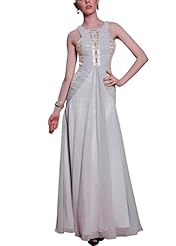 A-line Chiffon/Satin Cocktail Jeweled Sequined  Beaded Sleeveless Homecoming Dress/Pageant Dress/Prom Dress/Party Dress/Wedding Dress  With Ruffles