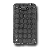 Amzer Luxe Argyle Skin Case for HTC Aria - Smoke Grey