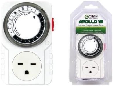 Titan Controls Apollo 10 One Outlet 240 Volt Mechanical Timer - Single Analog