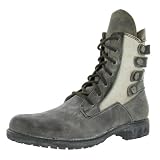 AFFLICTION Bruch Leather Distressed Combat Mens Boots