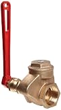 Milwaukee Valve P901 Series Bronze Gate Valve, Class 150, Quick Opening Stem, Lever Handle, 4