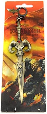 6 INCH LEAGUE OF LEGENDS LOL HERO SWORD KEYCHAINS KEYRINGS HANGING PENDANTS