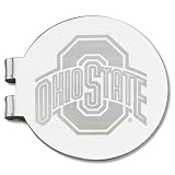 NCAA Ohio State Buckeyes Laser Etched Silver Plated Money Clip