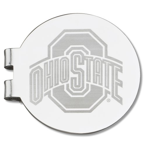 NCAA Ohio State Buckeyes Laser Etched Silver Plated Money Clip