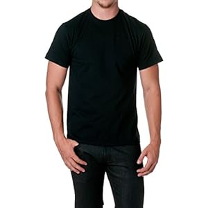 Fruit of the Loom 3930 Adults's Heavy Cotton T-Shirt Black Large
