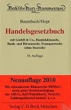 Produkt-Bild: Handelsgesetzbuch: mit GmbH & Co., Handelsklauseln, Bank- und B&ouml;rsenrecht, Transportrecht (ohne Seerecht)