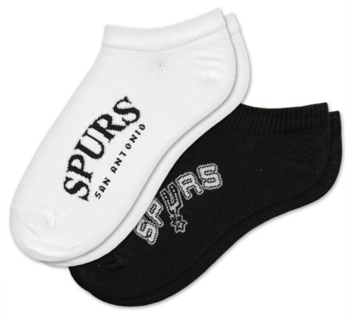 NBA San Antonio Spurs Womens Socks, 2-Pack, Ankle Socks