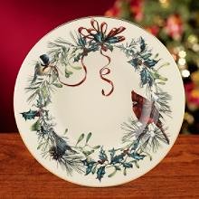 Lenox China Winter Greetings 8 inch Rimmed Soup Pasta Bowl New with tag by Lenox