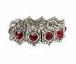 Ring - R32 - Swarovski (tm) Crystal Stretch ~ Siam Red