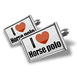Cufflinks "I Love Horse polo" - Hand Made Cuff Links