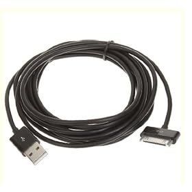 ECOMGEAR(TM) 3 Meters Long 3M 10 feet USB Data Sync Charger Extra Super Cable for iPad 2 iPhone 4 4S 3 3G iPod Touch by 