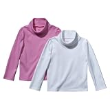 Infant Toddler Girls Circo® White/Pink 2 pk Turtleneck Top