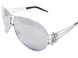 Roberto Cavalli - New Roberto Cavalli Tiressia 385S 385-S J76 Gunmetal Aviator Sunglasses