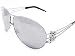 New Roberto Cavalli Tiressia 385S 385-S J76 Gunmetal Aviator Sunglasses