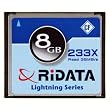 RiDATA 8GB 233X Compact Flash CF Lightining Series