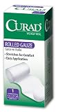 Curad Rolled Gauze, 4 Inches X 4.1 Yards (Pack of 3)