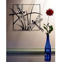 Dragonflies Steel Wall Sculpture