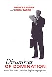 Discourses of Domination: Racial Bias in the Canadian English-Language Press