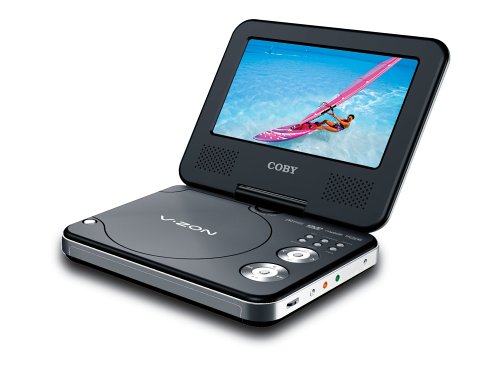 Coby Electronics TF-DVD7307 7-Inch Portable DVD Player with Swivel Screen