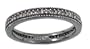Black Rhodium Plated Sterling Silver 1/4 cttw Brown Diamond�Stackable Band Rin